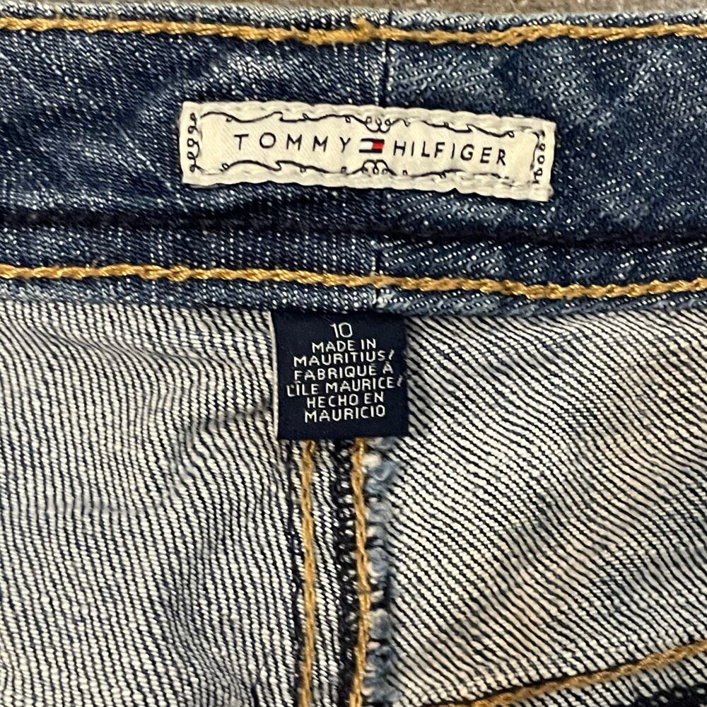 Tommy Hilfiger Women’s Vintage Jean Mini Skirt Denim Pencil sz 10 Faded Blue - Picture 10 of 10